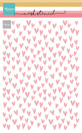 Marianne Design Masking Stencil A5 Hearts (PS8151) Marianne Design Masking Stencil A5 Hearts (PS8151)