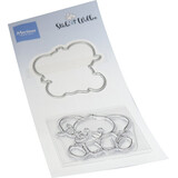 Marianne Design Stick & Wolke Stamp & Die Elephant Hug (CS1153)