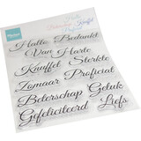 Marianne Design Clear Stamps Elegante Wensen (CS1157)