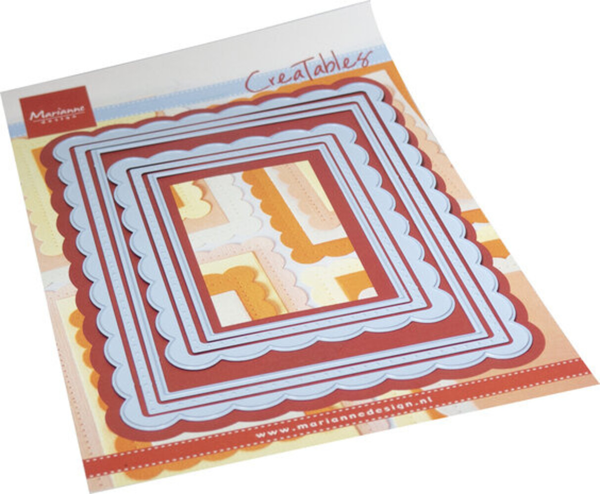 Marianne Design Creatables Scalloped Rectangles (LR0841) Marianne Design Creatables Scalloped Rectangles (LR0841)