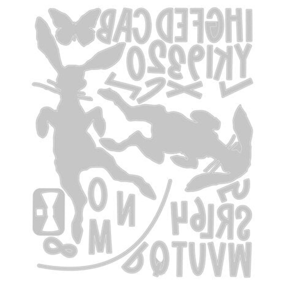 Sizzix Thinlits Die Set Vault Hippity Hop (666562) Sizzix Thinlits Die Set Vault Hippity Hop (666562)