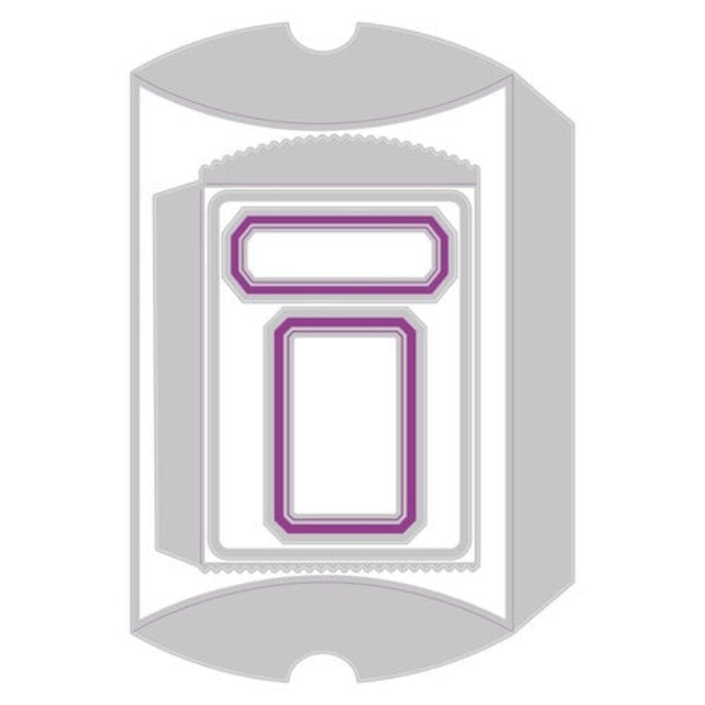 Sizzix Thinlits Die Set Pillow Box + Bag (666568)
