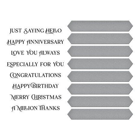 Spellbinders Serenade of Autumn Fancy Sentiment Strips Press Plate & Die Set (BP-091) Spellbinders Serenade of Autumn Fancy Sentiment Strips Press Plate & Die Set (BP-091)