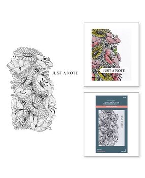 Spellbinders Serenade of Autumn Sunflower Border Press Plate (BP-093)