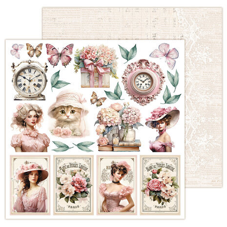 LemonCraft Dear Diary Roses 12x12 Inch Paper Pad (LEM-DD-ROSES-01) LemonCraft Dear Diary Roses 12x12 Inch Paper Pad (LEM-DD-ROSES-01)