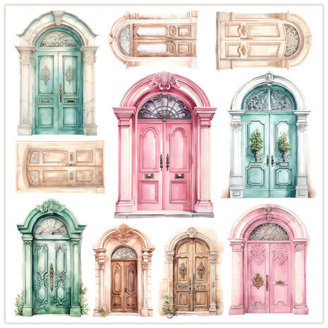 LemonCraft Dear Diary Roses 12x12 Inch Paper Pad (LEM-DD-ROSES-01) LemonCraft Dear Diary Roses 12x12 Inch Paper Pad (LEM-DD-ROSES-01)