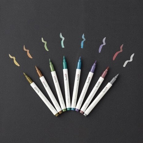 Papermania Fluid Metallic Brush Markers (PMA 8511008)