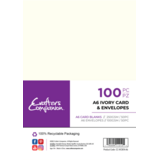 Crafter's Companion Card & Envelopes A6 Ivory (100pcs) (CC-IVCBEN-A6)