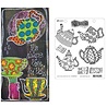 Ranger Dylusions Everything Stops for Tea Cling Stamps (DYR80244) Ranger Dylusions Everything Stops for Tea Cling Stamps (DYR80244)