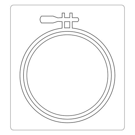 Sizzix Bigz Die Embroidery Hoop (660766) Sizzix Bigz Die Embroidery Hoop (660766)