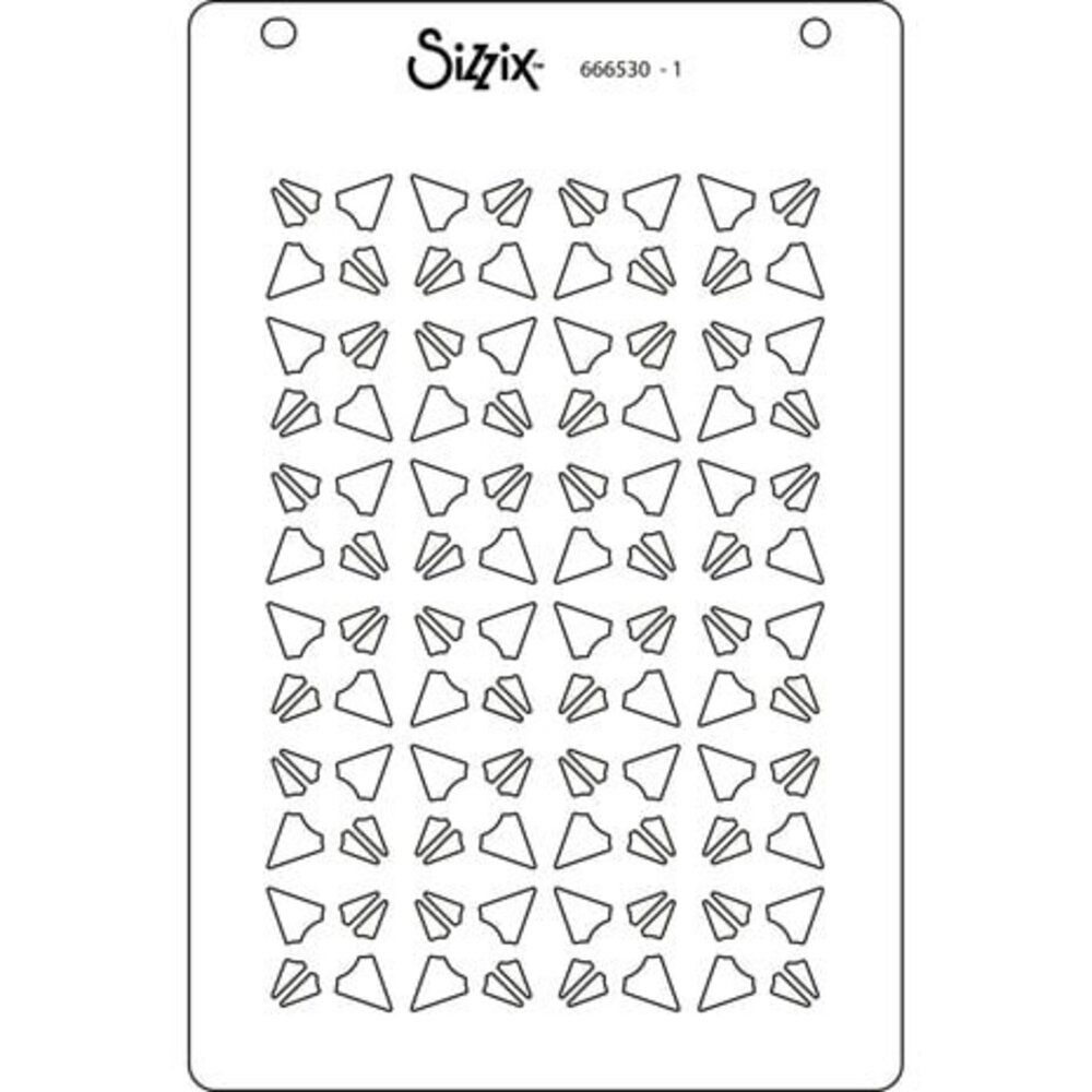 Sizzix Layered Stencils A6 Geo Crystals (666530) Sizzix Layered Stencils A6 Geo Crystals (666530)