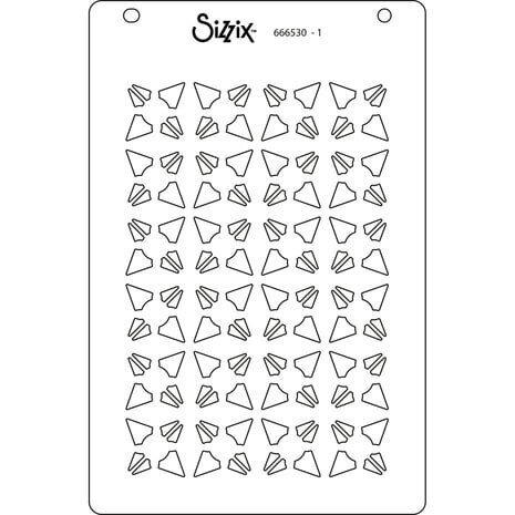 Sizzix Layered Stencils A6 Geo Crystals (666530) Sizzix Layered Stencils A6 Geo Crystals (666530)