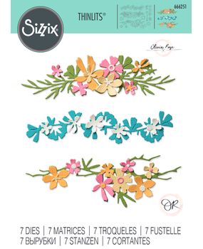 Sizzix Thinlits Die Set Woodland Borders (666251) Sizzix Thinlits Die Set Woodland Borders (666251)