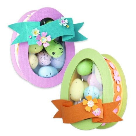 Sizzix Thinlits Die Set Easter Egg Box (666521) Sizzix Thinlits Die Set Easter Egg Box (666521)