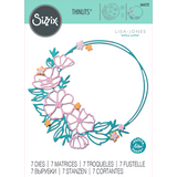 Sizzix Thinlits Die Set Floral Round (666522)