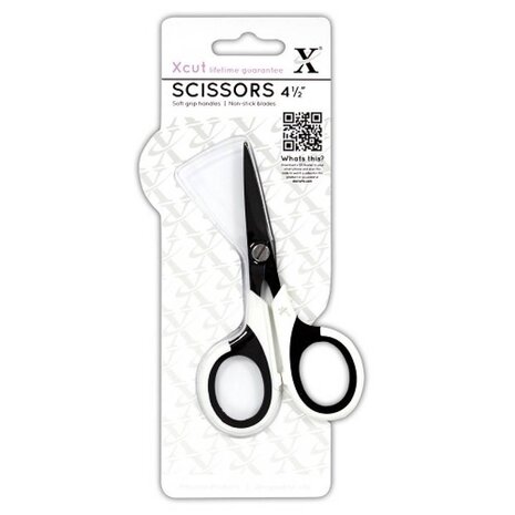 Xcut 4.5 Inch Micro Craft Scissors (Soft Grip & Non-Stick) (XCU 255200)