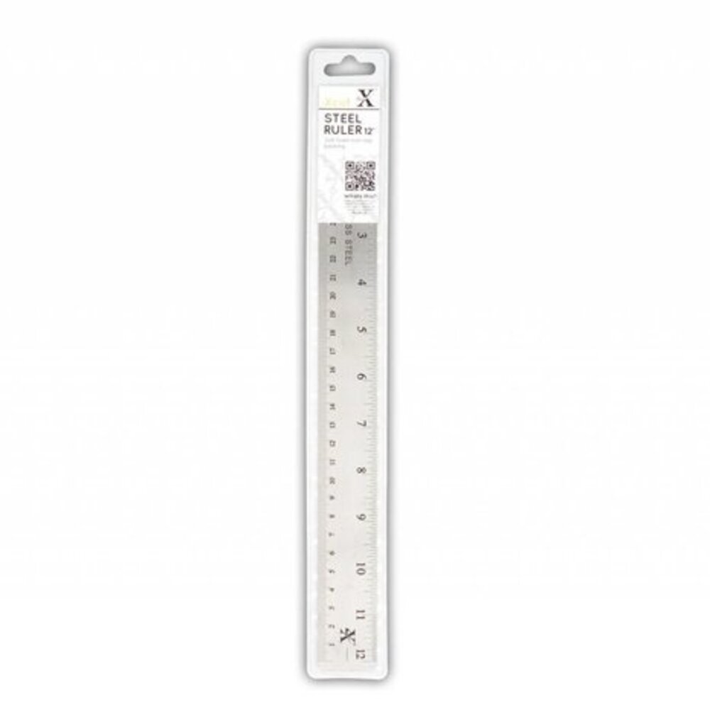 12101203 Ruler X-cut 12 Inch Steel Ruler (XCU 255300) - Paperpads.nl
