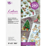 Crafter's Companion Christmas Cheer 9x12 Inch Die-Cut Topper Pad (CC-DTPAD9-CHCH)