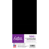 Crafter's Companion Card & Envelopes 5x5 Inch Black/White (50pcs) (CC-BWCBEN-5X5)