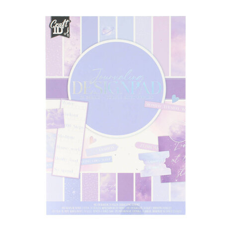 Craft ID Purple Dreams A5 Journaling Designpad (CR1005/23GE)