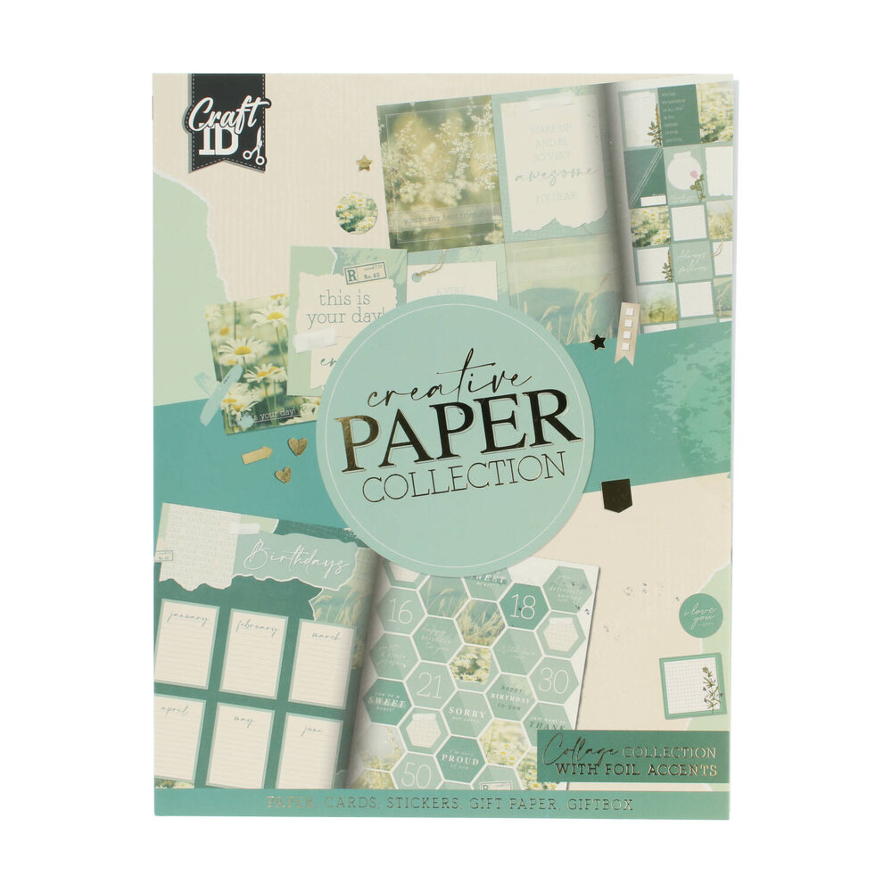 Craft ID Collage Creative Paper Collection (CR0458/22GEA1)