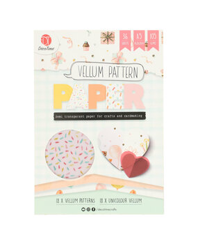 DécoTime Happy Birthday Vellum Patterns A5 Paper Pack (3004856) DécoTime Happy Birthday Vellum Patterns A5 Paper Pack (3004856)