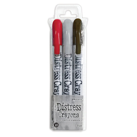 Ranger Tim Holtz Distress Crayon Set 15 (TDBK82484) Ranger Tim Holtz Distress Crayon Set 15 (TDBK82484)