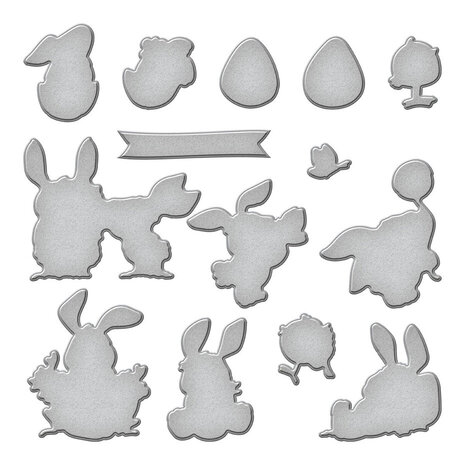 Spellbinders Easter Bunnies Dies (S7-244) Spellbinders Easter Bunnies Dies (S7-244)