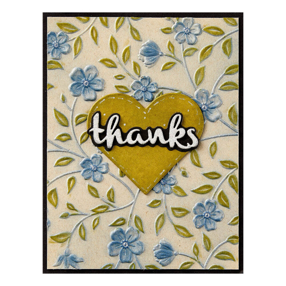 Spellbinders Garden Flowers & Foliage 3D Embossing Folder (E3D-074) Spellbinders Garden Flowers & Foliage 3D Embossing Folder (E3D-074)