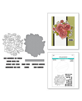 Spellbinders Garden Party Clear Stamp & Die Set (SDS-188) Spellbinders Garden Party Clear Stamp & Die Set (SDS-188)