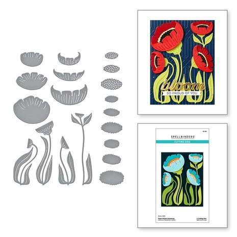 Spellbinders Fresh Picked Anemones Dies (S6-228)