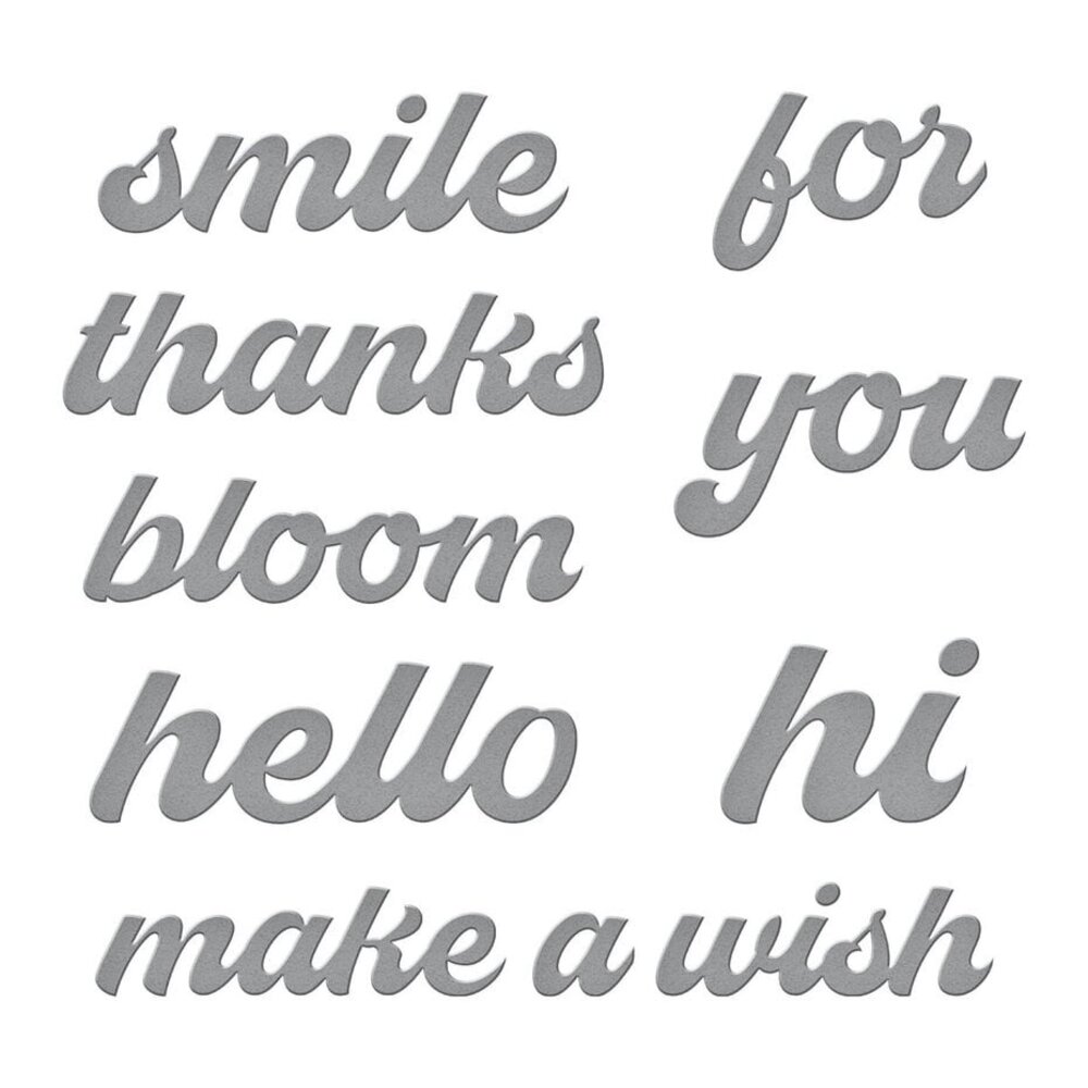 Spellbinders Fresh Picked Sentiments Dies (S4-1329)