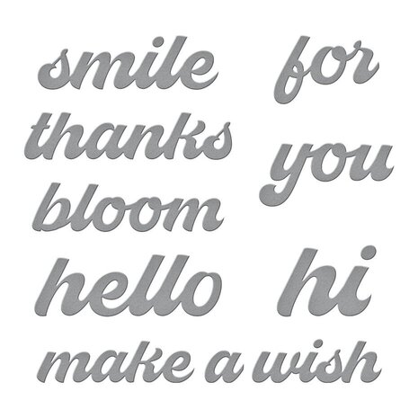 Spellbinders Fresh Picked Sentiments Dies (S4-1329)