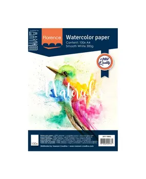 Vaessen Creative Florance Smooth  Aquarelpapier A4 100pcs (2911-9003) Vaessen Creative Florance Smooth  Aquarelpapier A4 100pcs (2911-9003)