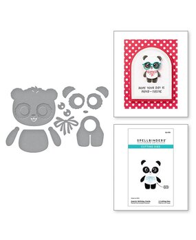 Spellbinders Monster Birthday Dancin' Birthday Panda Dies (S2-378)