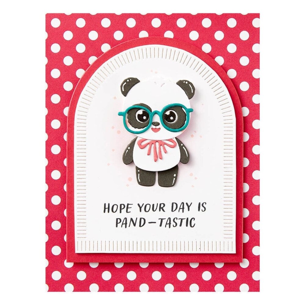 Spellbinders Monster Birthday Dancin' Birthday Panda Dies (S2-378)