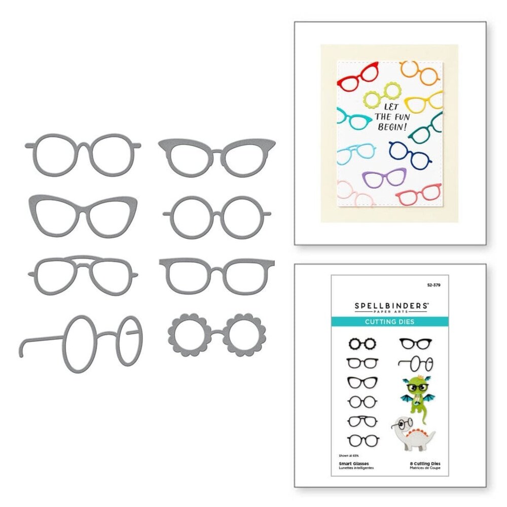 Spellbinders Monster Birthday Smart Glasses Dies (S2-379)