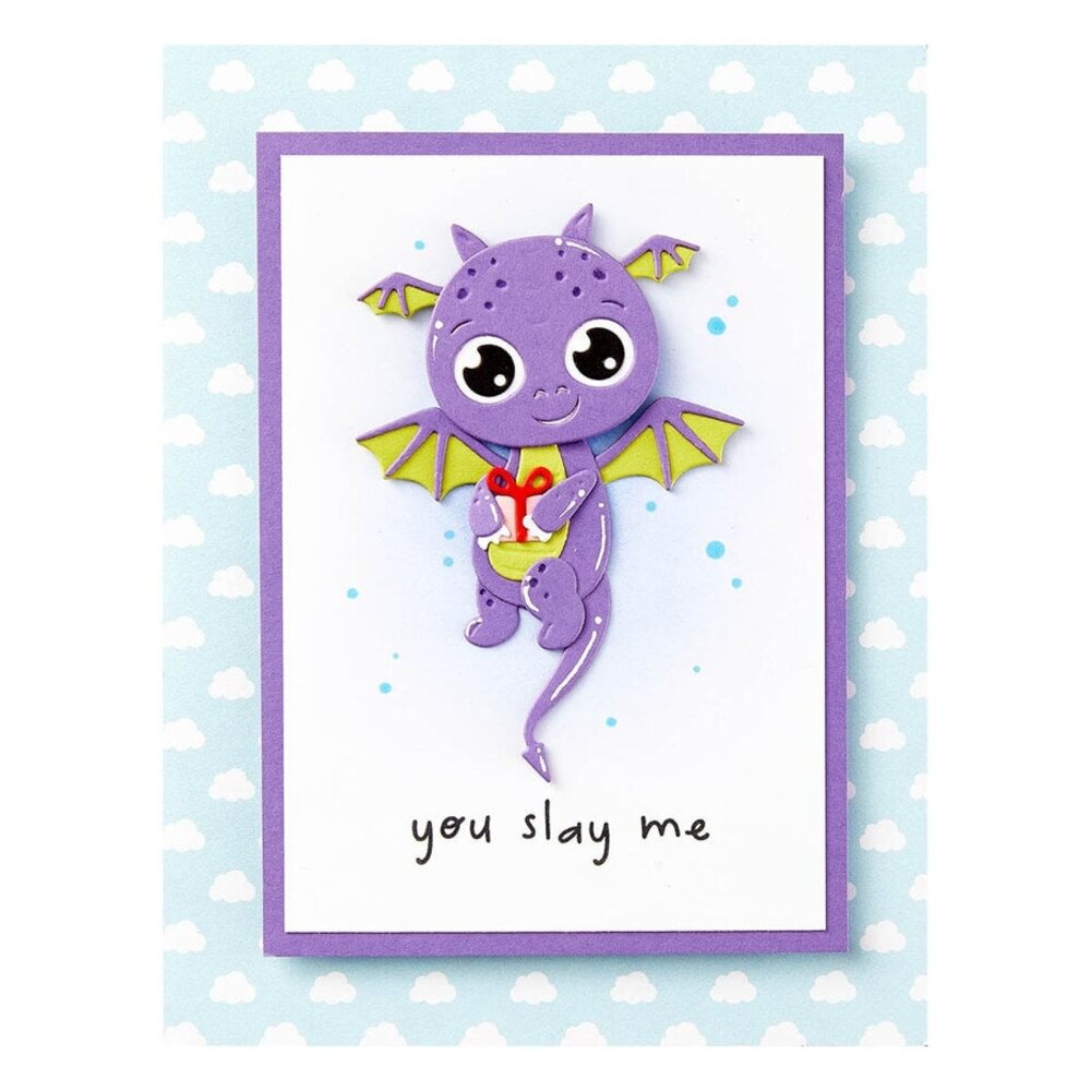 Spellbinders Monster Birthday Dancin' Birthday Dragon Dies (S3-497) Spellbinders Monster Birthday Dancin' Birthday Dragon Dies (S3-497)