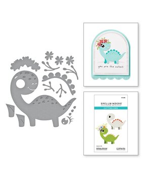 Spellbinders Monster Birthday Birthday Dinosaur Dies (S3-498)