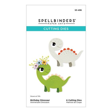 Spellbinders Monster Birthday Birthday Dinosaur Dies (S3-498)
