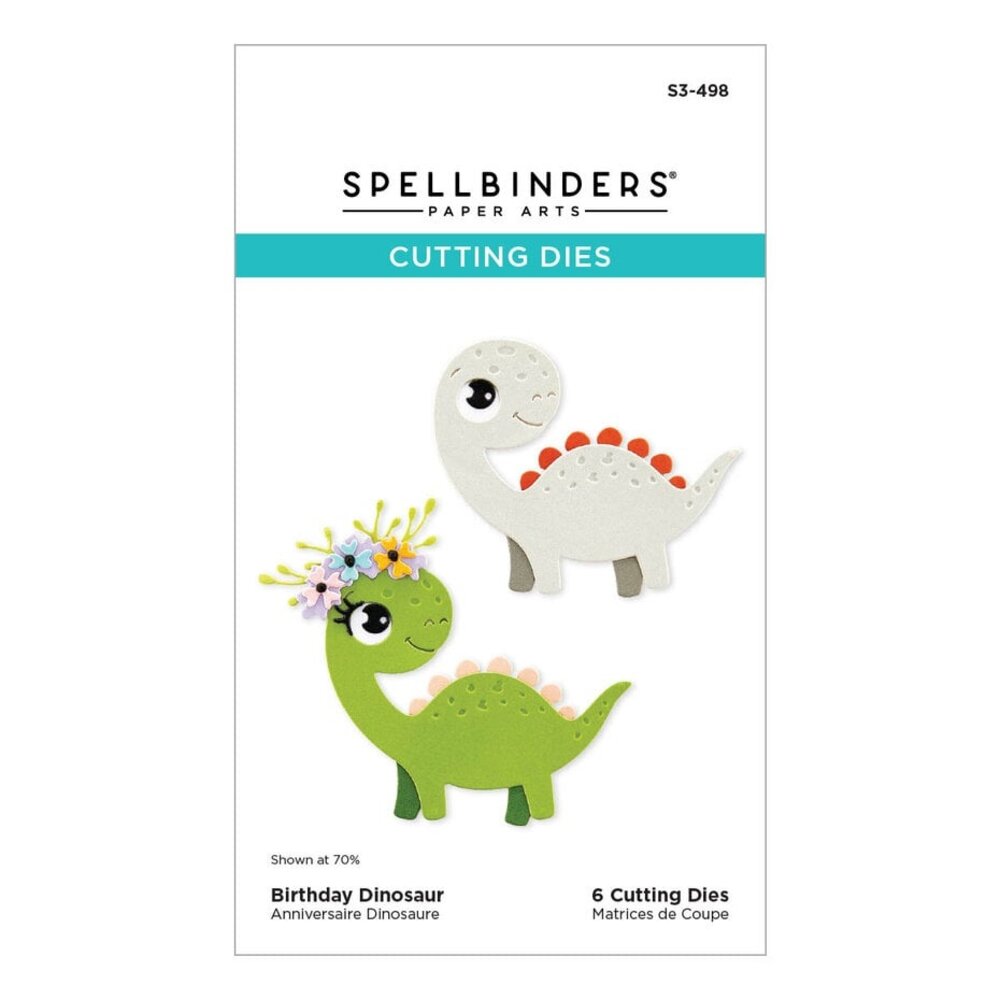 Spellbinders Monster Birthday Birthday Dinosaur Dies (S3-498)