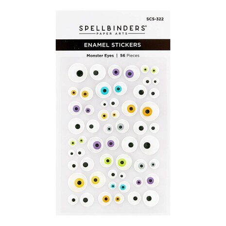 Spellbinders Monster Birthday Monster Eyes Enamel Stickers (SCS-322) Spellbinders Monster Birthday Monster Eyes Enamel Stickers (SCS-322)