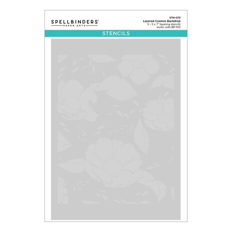Spellbinders Pressed Posies Cosmos Backdrop Bundle (BD-0822) Spellbinders Pressed Posies Cosmos Backdrop Bundle (BD-0822)