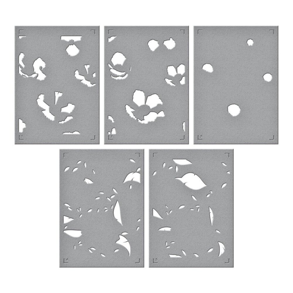 Spellbinders Pressed Posies Cosmos Backdrop Bundle (BD-0822) Spellbinders Pressed Posies Cosmos Backdrop Bundle (BD-0822)