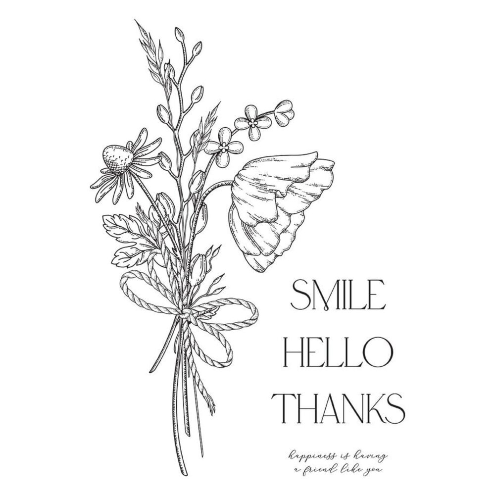 Spellbinders Pressed Posies A Friend Like You Bouquet Press Plate (BP-104) Spellbinders Pressed Posies A Friend Like You Bouquet Press Plate (BP-104)