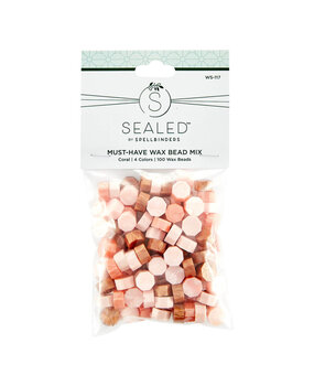 Spellbinders Must-Have Wax Bead Mix Coral (WS-117) Spellbinders Must-Have Wax Bead Mix Coral (WS-117)