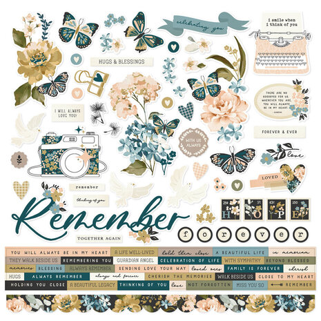 Simple Stories Remember 12x12 Inch Collection Kit (21500)