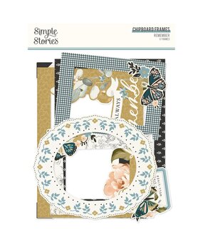 Simple Stories Remember Chipboard Frames (21525)