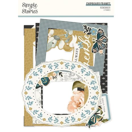 Simple Stories Remember Chipboard Frames (21525) Simple Stories Remember Chipboard Frames (21525)