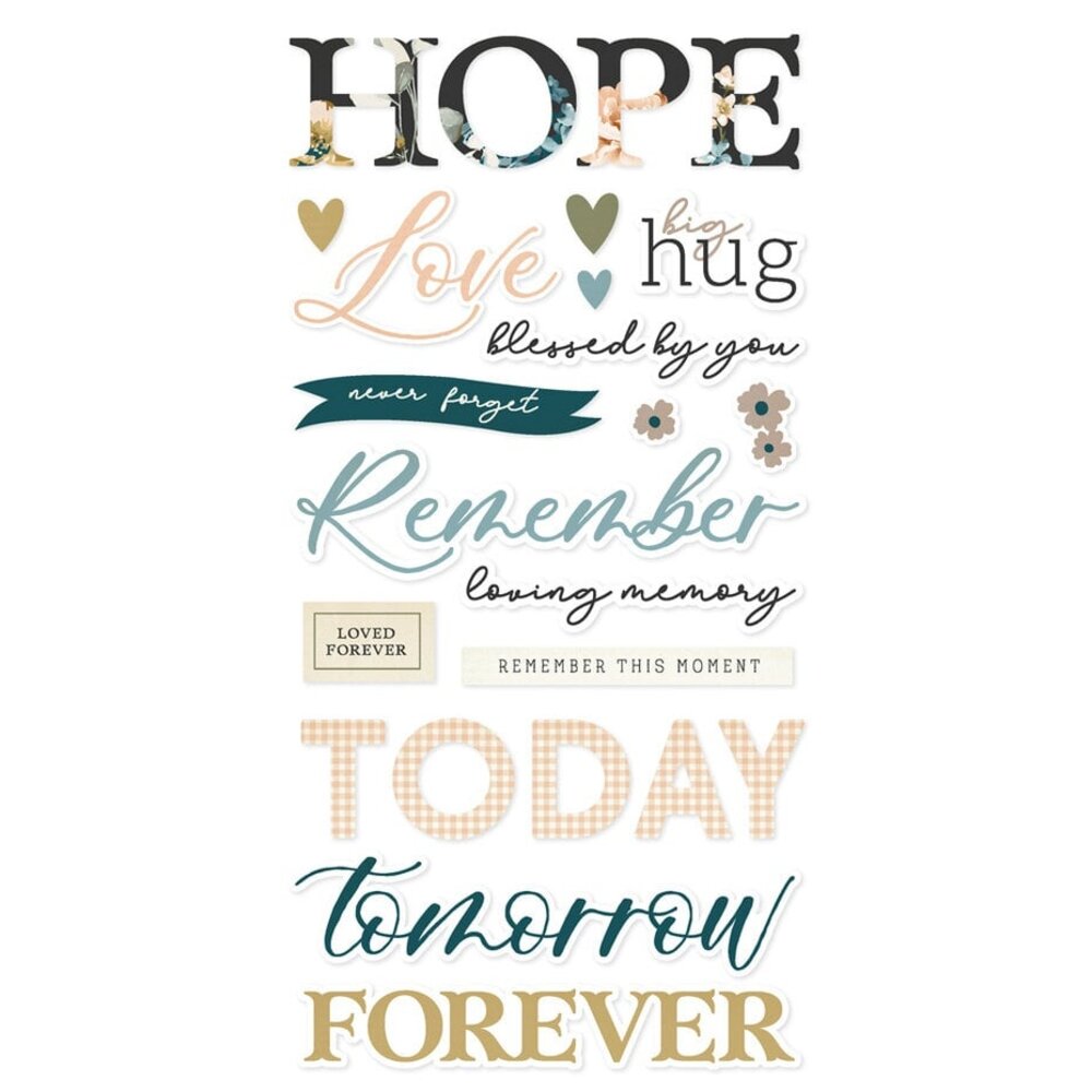 Simple Stories Remember Foam Stickers (21526) Simple Stories Remember Foam Stickers (21526)